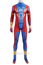 Photo3: Spider-Man: Across The Spider-Verse Spider-Man India Pavitr Prabhakar Cosplay Costume (3)