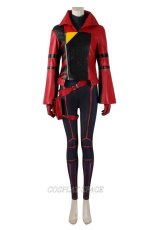 Photo3: Spider-Man: Across The Spider-Verse Spider-Woman Jessica Drew Cosplay Costume (3)