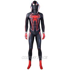 Photo1: Spider-Man miles Morales 2099 suit Cosplay Costume (1)