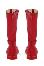 Photo3: Spider-Man: Across The Spider-Verse Spider-Woman Jessica Drew Cosplay Boots (3)