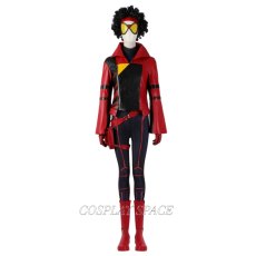 Photo1: Spider-Man: Across The Spider-Verse Spider-Woman Jessica Drew Cosplay Costume (1)