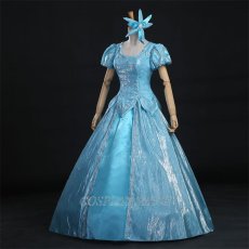 Photo3: Disney The Little Mermaid Ariel Princess Blue Dress Cosplay Costume (3)