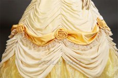 Photo7: Beauty And The Beast Belle Princess Dress  Cosplay Costume (7)