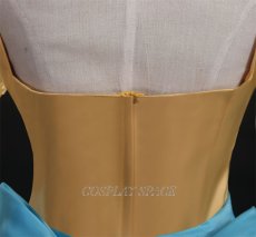 Photo6: Disney Princess Dress Gold Performance Clothing Cosplay Costume (6)