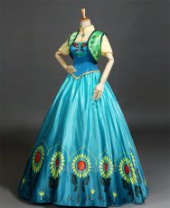 Photo2: Disney Frozen Anna Princess Cosplay Costume (2)