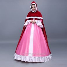 Photo2: Beauty And The Beast Belle Princess Dress Cosplay Costume (2)