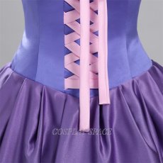 Photo9: Tangeld Disney Anime Rapunzel Dress Cosplay Costume (9)