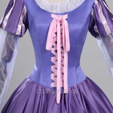 Photo10: Tangeld Disney Anime Rapunzel Dress Cosplay Costume (10)