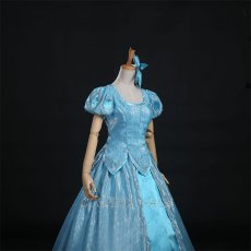 Photo5: Disney The Little Mermaid Ariel Princess Blue Dress Cosplay Costume (5)