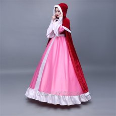 Photo4: Beauty And The Beast Belle Princess Dress Cosplay Costume (4)