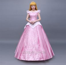 Photo1: Sleeping Beauty Aurora Disney Princess Dress Cosplay Costume (1)