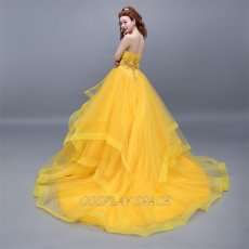 Photo4: Beauty And The Beast Belle Princess Cosplay Costume (4)