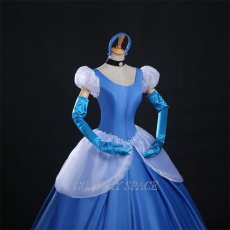 Photo5: Cinderella Princess Cindy Dress Disney Cosplay Costume (5)