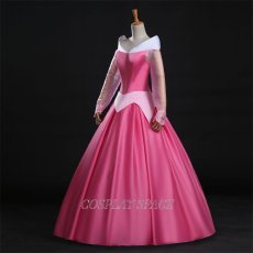 Photo2: Sleeping Beauty Aurora Green’s Fairy Tales Dress Cosplay Costume (2)