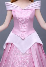 Photo7: Sleeping Beauty Aurora Disney Princess Dress Cosplay Costume (7)