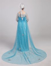 Photo7: Frozen Elsa Disney Dress Cosplay Costume (7)