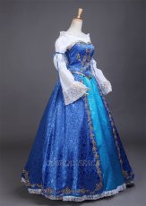 Photo2: Sleeping Beauty Aurora Green’s Fairy Tales Dress Cosplay Costume (2)