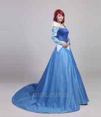 Photo3: Sleeping Beauty Aurora Green’s Fairy Tales Dress Cosplay Costume (3)