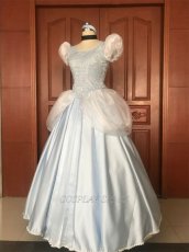 Photo2: Cinderella Princess Cindy Dress Disney Cosplay Costume (2)