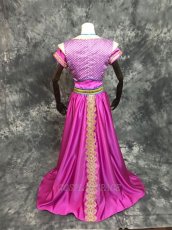 Photo5: Alladin Jasmine Princess Cosplay Costume (5)