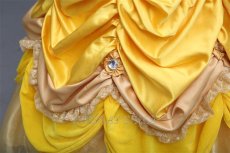 Photo11: Beauty And The Beast Belle Princess Cosplay Costume (11)