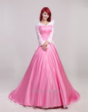 Photo1: Sleeping Beauty Aurora Green’s Fairy Tales Dress Cosplay Costume (1)