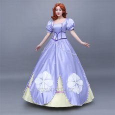 Photo2: Disney Anime Little Princess Sophia Cosplay Costume (2)