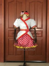 Photo1: Disney Minnie Dress Cosplay Costume (1)