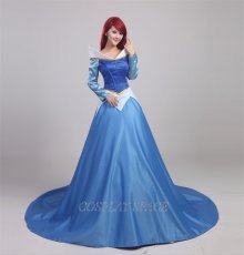 Photo1: Sleeping Beauty Aurora Green’s Fairy Tales Dress Cosplay Costume (1)