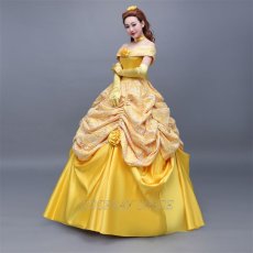 Photo4: Beauty And The Beast Belle Princess Cosplay Costume (4)