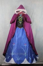 Photo1: Disney Frozen Anna Princess Cosplay Costume (1)