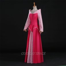 Photo3: Sleeping Beauty Aurora Green’s Fairy Tales Dress Cosplay Costume (3)