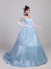 Photo4: Cinderella Princess Cindy Dress Disney Cosplay Costume (4)