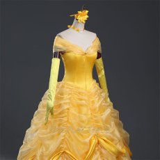 Photo7: Beauty And The Beast Belle Princess Cosplay Costume (7)