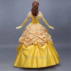 Photo5: Beauty And The Beast Belle Princess Cosplay Costume (5)