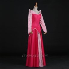 Photo2: Sleeping Beauty Aurora Green’s Fairy Tales Dress Cosplay Costume (2)