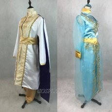 Photo3: Alladin Jasmine Princess/Prince Cosplay Costume (3)