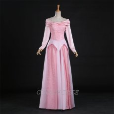 Photo4: Sleeping Beauty Aurora Green’s Fairy Tales Dress Cosplay Costume (4)