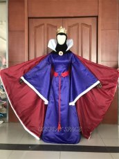 Photo2: Snow White And The Seven Dwarfs Disney Anime The Bad Qween Cosplay Costume (2)