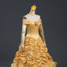 Photo7: Beauty And The Beast Belle Princess Cosplay Costume (7)