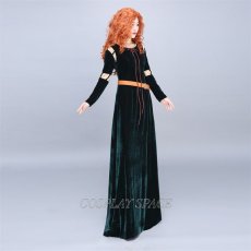 Photo3: Brave Disney Anime Merida Dress Cosplay Costume (3)