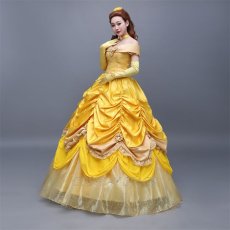 Photo4: Beauty And The Beast Belle Princess Cosplay Costume (4)