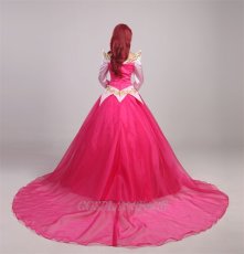 Photo5: Sleeping Beauty Aurora Green’s Fairy Tales Dress Cosplay Costume (5)