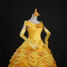 Photo5: Beauty And The Beast Belle Princess Cosplay Costume (5)