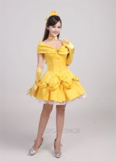 Photo2: Beauty And The Beast Belle Princess Cosplay Costume (2)