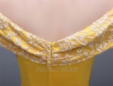 Photo8: Beauty And The Beast Belle Princess Cosplay Costume (8)