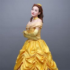 Photo6: Beauty And The Beast Belle Princess Cosplay Costume (6)