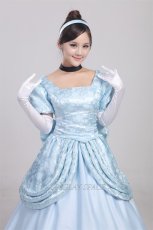 Photo6: Cinderella Princess Cindy Dress Disney Cosplay Costume (6)