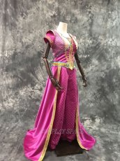 Photo4: Alladin Jasmine Princess Cosplay Costume (4)