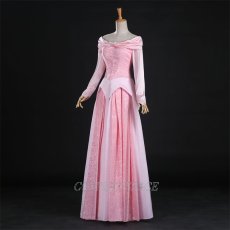 Photo3: Sleeping Beauty Aurora Green’s Fairy Tales Dress Cosplay Costume (3)